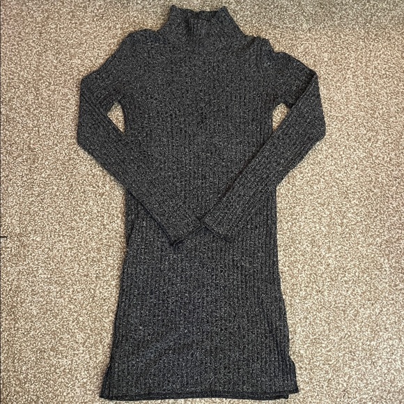 Aritiza Wilfred Free Turtleneck Ribbed Long Sleeved Dress - Picture 1 of 6